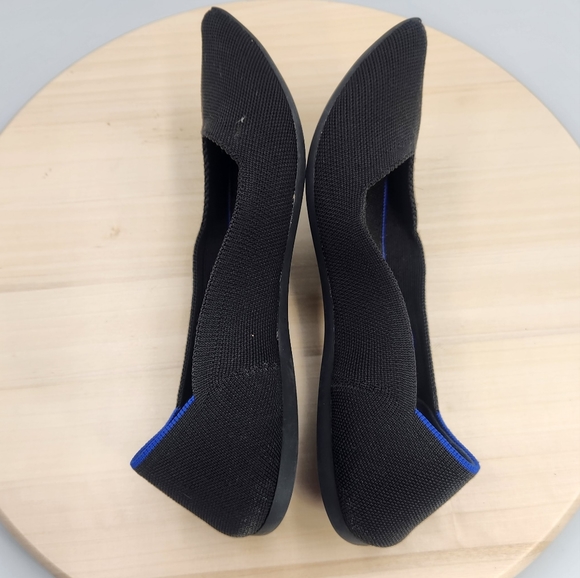 Rothy's Womens The Point Black Pointed Toe Ballet Flats sz W8.5 - Picture 4 of 13